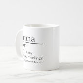 名前の定義ギフトアイデア プレゼント コーヒーマグカップ (正面左)