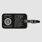 名前の就任日を追加2025年1月20日 ラゲッジタグ (正面横)