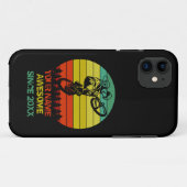 名前の年を追加BMXバイクライダー以素晴らし降 Case-Mate iPhoneケース (裏面(横))