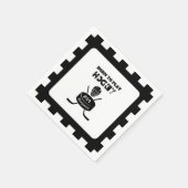 名前の年齢またはジャージー番号ホッケースポーツ スタンダードカクテルナプキン (角)