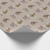 名前の年齢気持ちただの馬を愛する少女 ラッピングペーパー (角)