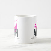 名前の意味と発音 コーヒーマグカップ (中央)