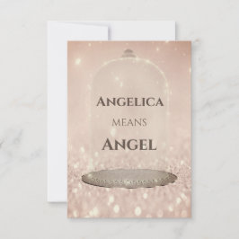 名前の意味アンジェリカグリッターバラスウィート16th 招待状