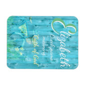 名前の意味マグネット:エリザベス、神の誓い マグネット (横)