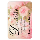 名前の意味マグネット:ダニエル、神は私の裁判官 マグネット (縦)