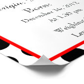 名前の意味keepsake子供部屋Charise名 ポスター (角)