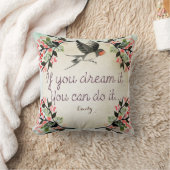 名前の感動的勇気付けられるギフト クッション (ブランケット)