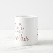 名前の教母の叔母さん コーヒーマグカップ (中央)