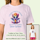 名前の文字を追加し、振る舞いを試みたが、ベビー・ドラゴン Tシャツ