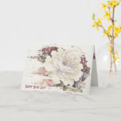 名前の日タペストリーバラ抽象芸術フレーミング カード (黄色い花)