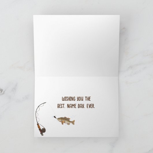 名前の日魚釣り極 カード (内部)