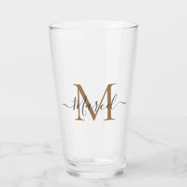 名前の最初の文字をカスタマイズする タンブラーグラス