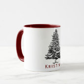 名前の松の木 マグカップ (正面左)