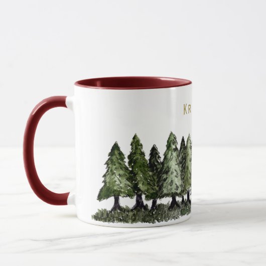 名前の松の木 マグカップ (左)