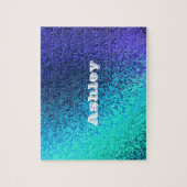 名前の濃淡をカスタマイズするブルーパズル ジグソーパズル (縦)