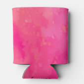 名前の濃淡をピンクに追加 缶クーラー (裏面)