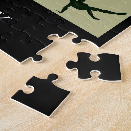 「名前の男の子のための体操パーソナライズされたパズル ジグソーパズル (側面)