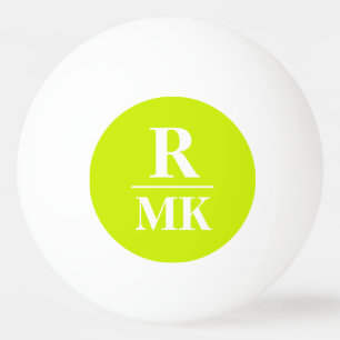 名前の省略形3-イニシャル 卓球ボール