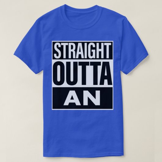 名前の真裏の部分 Tシャツ (デザイン正面)