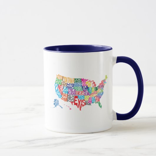 名前の米国 マグカップ (右)