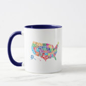 名前の米国 マグカップ (左)