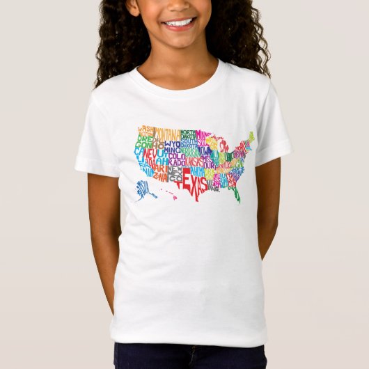 名前の米国 Tシャツ (正面)