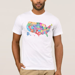 名前の米国 Tシャツ