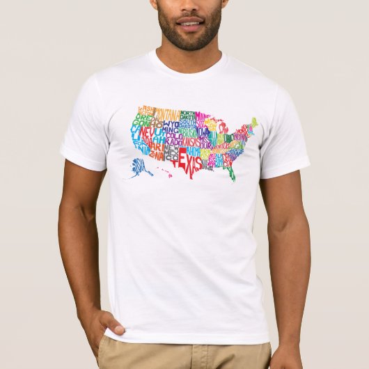 名前の米国 Tシャツ (正面)