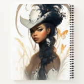 名前の綾奈 ノートブック (裏面)