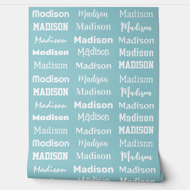 名前の繰り返しカスタム色 壁紙 (ほどく)