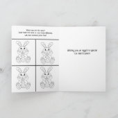 名前の色付けと活動のイースターカードのカスタマイズ シーズンカード (内部)