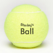 名前の追パーソナライズされた加 テニスボール (正面)