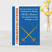 名前の追加おめでカスタムとうございます カード (黄色い花)