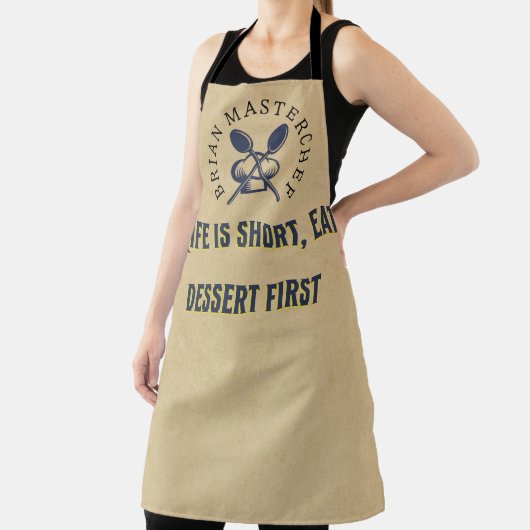名前の追加おもしろいことわざ素朴masterchefパパ エプロン (インサイチュ)