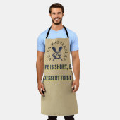 名前の追加おもしろいことわざ素朴masterchefパパ エプロン (着用した状態)