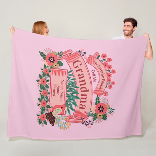 名前の追加すべての文字の変更お気に入りのユーザーからの電話 フリースブランケット (インサイチュ)