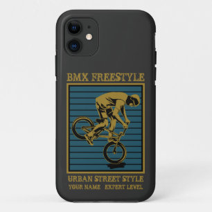 名前の追加すべての文字BMXフリースタイル都市レベルの変更 iPhone 11 ケース