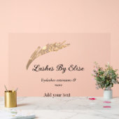 名前の追加で点滅連絡情報ソーシャルメディアwebsi アクリルサイン (ウェディング)