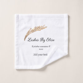 名前の追加で点滅連絡情報ソーシャルメディアwebsi ウォッシュタオル