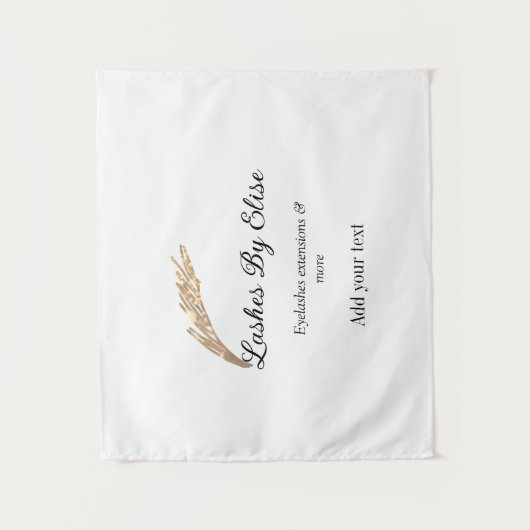 名前の追加で点滅連絡情報ソーシャルメディアwebsi タペストリー (正面)