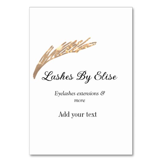 名前の追加で点滅連絡情報ソーシャルメディアwebsi テーブルナンバー (正面)