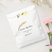 名前の追加で点滅連絡情報ソーシャルメディアwebsi フェイバーバッグ (封をした状態)