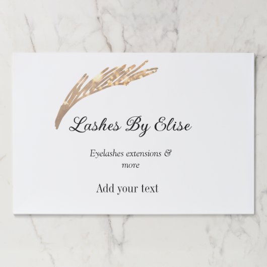 名前の追加で点滅連絡情報ソーシャルメディアwebsi ペーパーパッド (正面)