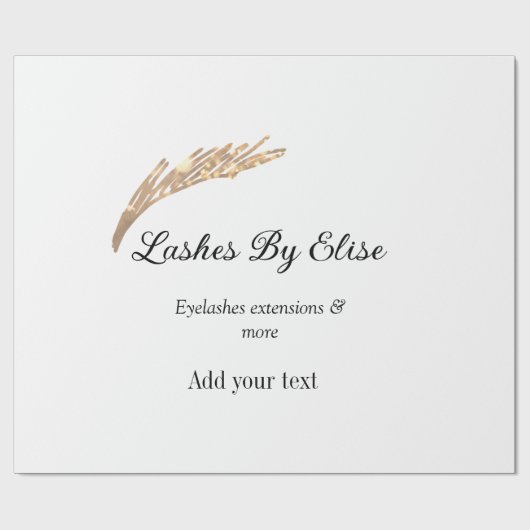 名前の追加で点滅連絡情報ソーシャルメディアwebsi ラッピングペーパー (フラット)