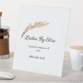 名前の追加で点滅連絡情報ソーシャルメディアwebsi 台座サイン (インサイチュ)