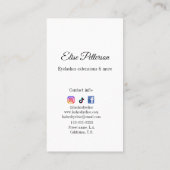 名前の追加によるラッ連絡シュ情報ロイヤリティcaから20% ロイヤリティカード (裏面)