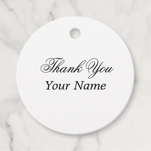 名前の追加に感謝のカスタムメッセージ作成 フェイバータグ (正面)