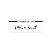 名前の追加のデスクから セルフインキングスタンプ (デザイン)