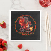 名前の追加の年，文字- Fire Dragon新年 (インサイチュ)