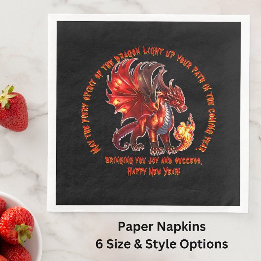 名前の追加の年，文字- Fire Dragon新年